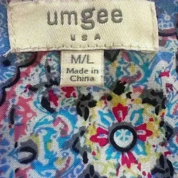 Umgee Boho Fringe Kimono - Size M/L 🌺💗🌺 - Picture 7 of 11